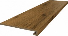 Ступень Kerama Marazzi Сальветти Беж темный клееная С33x119.5