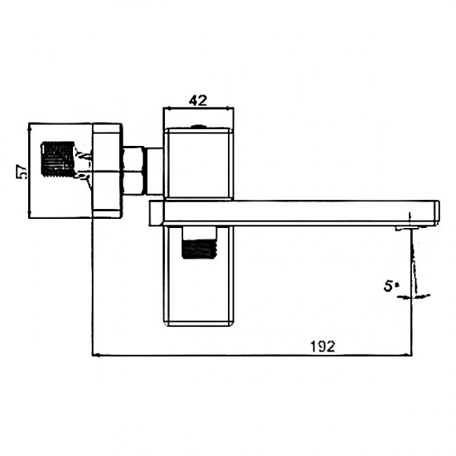 Приобрести gappo смеситель для ванны и душа g3218, хром 96978