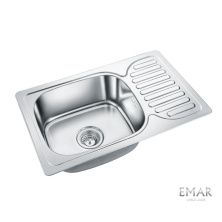 Emar Кухонная мойка 66х42 см, хром EMAR 6642