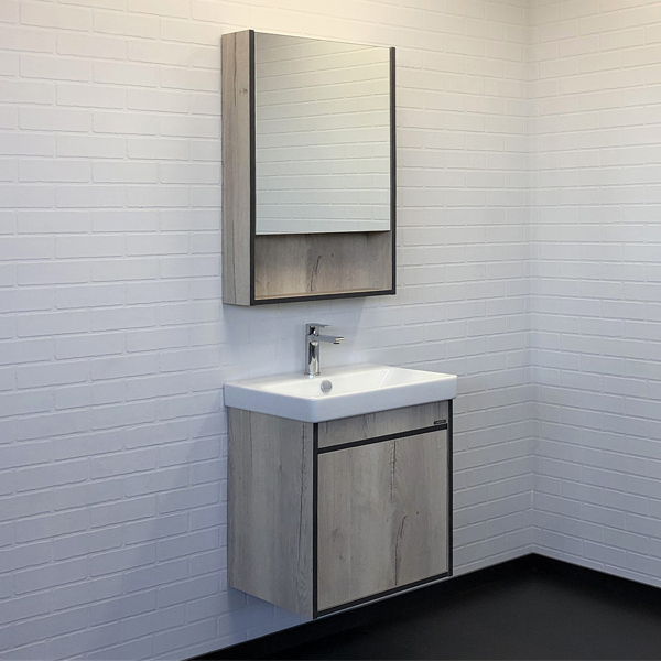 Приобрести сomforty тумба с раковиной вена 55 дуб дымчатый