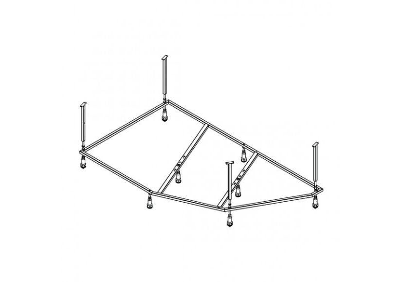 Приобрести каркас для ванны mirsant фанагория premium 170x100 см