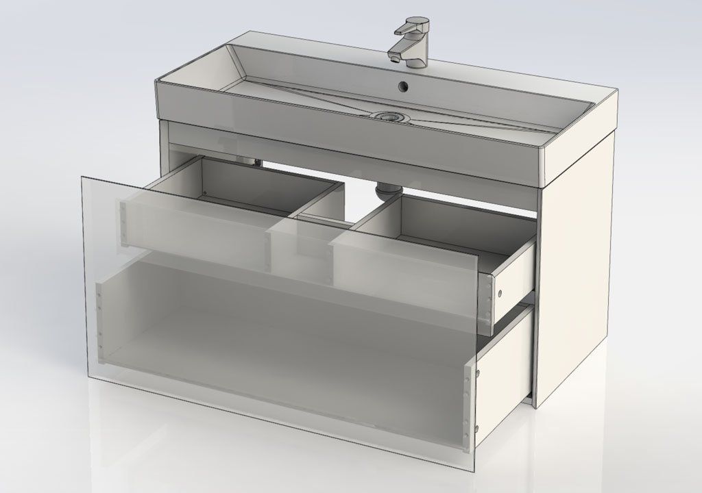 Приобрести aquanet тумба с раковиной нью-йорк 100 см, орех 00213937