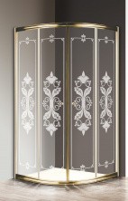 CEZARES Душевое ограждение GIUBILEO 90х90см GIUBILEO-R-2-90-SCORREVOLE-CP-G