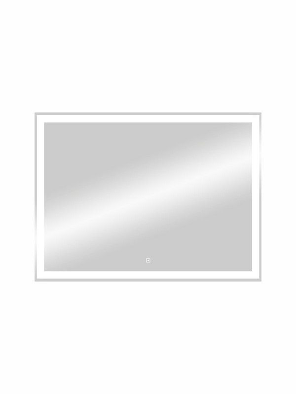 Приобрести continent зеркало с подсветкой mercury 80х60 см, сенсорный включатель, белое