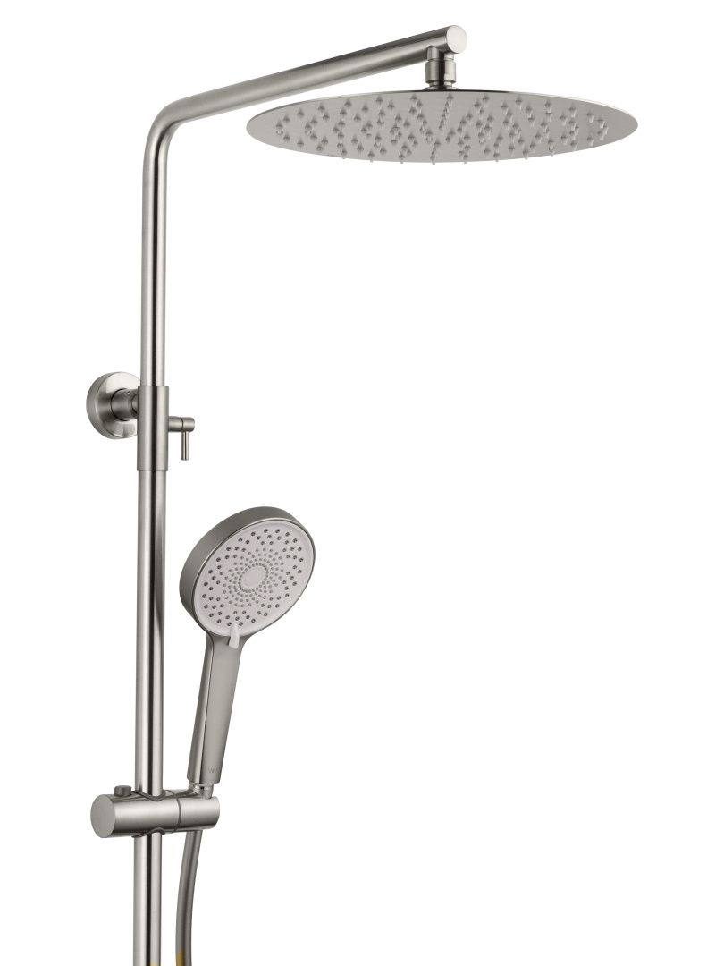 Приобрести душевая система wonzon & woghand stick, брашированный никель (ww-88739017-bn)