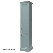 Caprigo Пенал GREENWICH 50 см, правый, голубой, эмаль