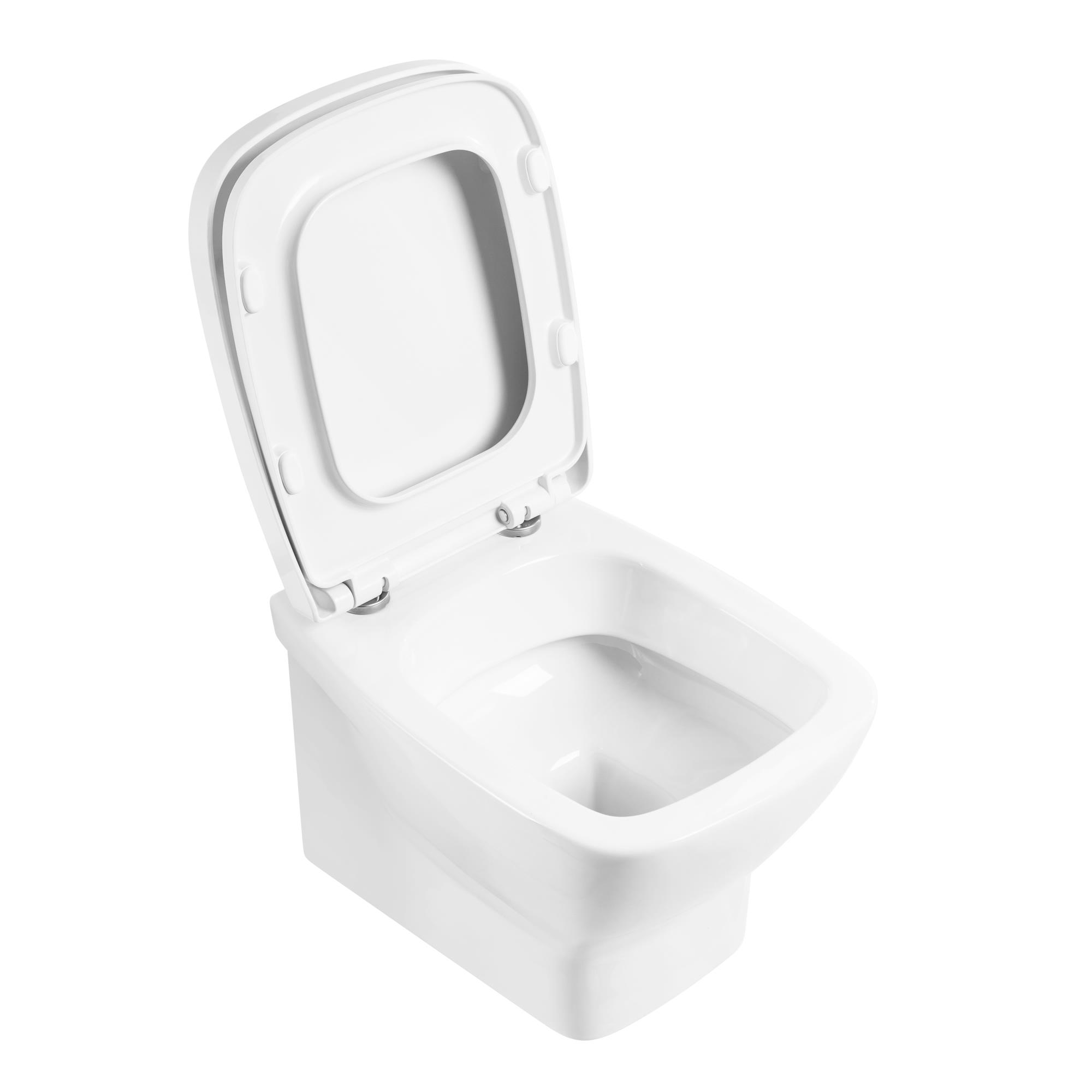 Приобрести belbagno унитаз безободковый подвесной lago с сиденьем дюропласт, микролифт, белый bb128ch/bb128sc