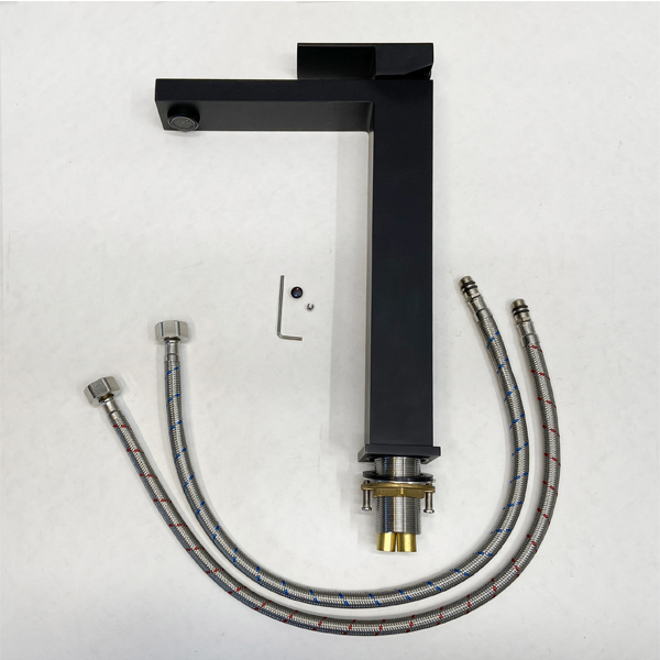 Приобрести comforty высокий смеситель для раковины 31 см, черный матовый, fc045b-cmt