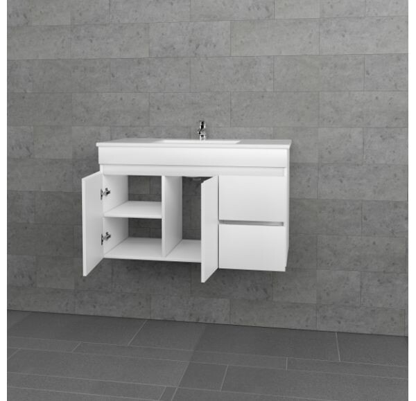 Приобрести mirsant тумба подвесная next 100\1 100 см с раковиной premier -100 ут000020170