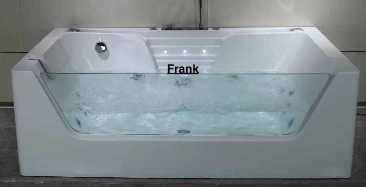 Приобрести frank ванна гидромассажная f150 170х85 см, пристенная, прямоугольная, белая