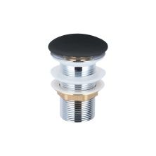 Vincea Донный клапан click clack, без перелива, черный матовый DBS-316MB