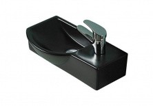 Раковина подвесная CeramaLux 40 см 7947ALMB, чёрный