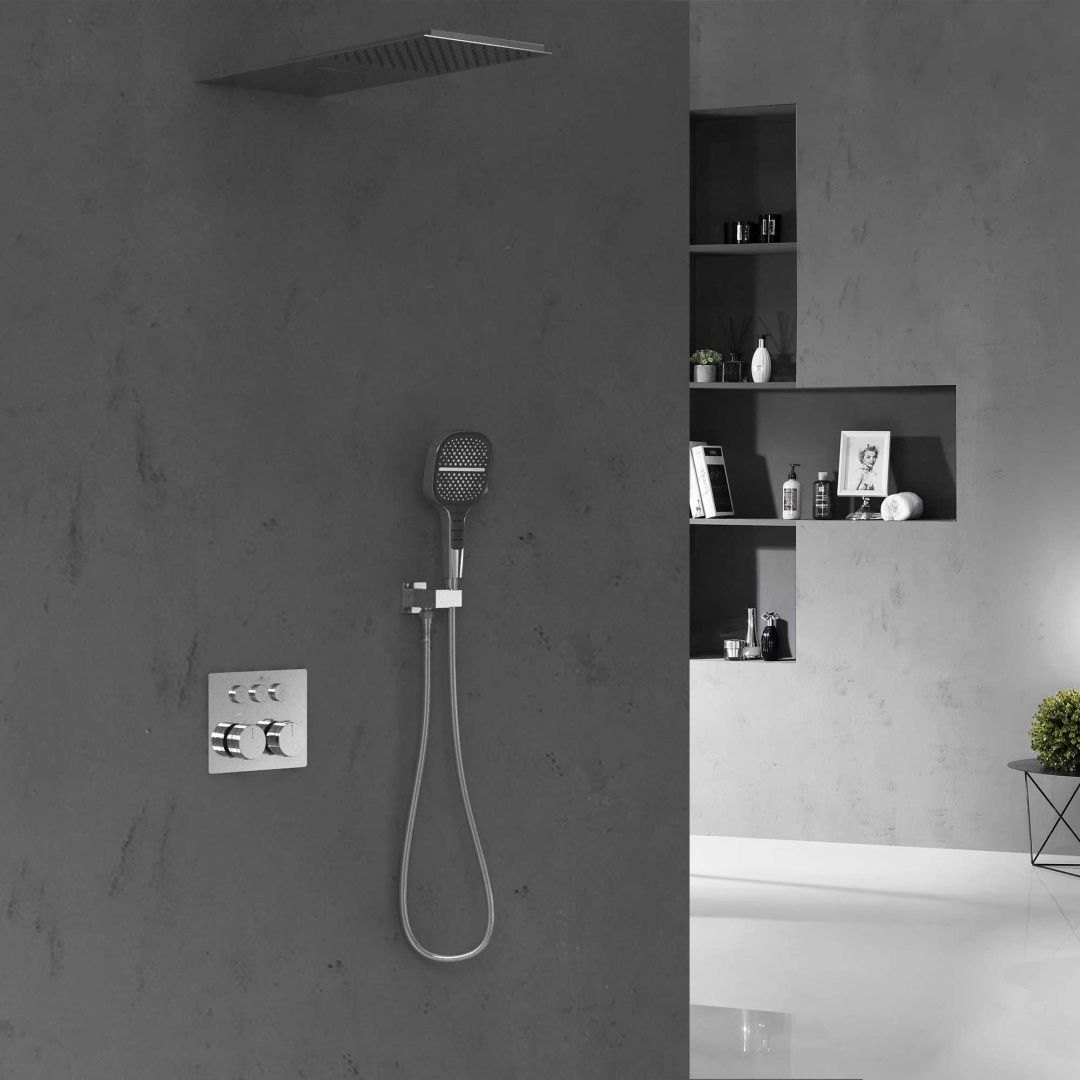 Приобрести vincea встраиваемая душевая система с термостатом , хром vsfw-401tch