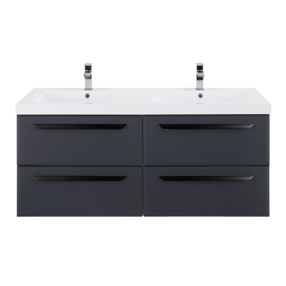 Приобрести cezares тумба подвесная с раковиной eco 120 см grafito, графит eco-1200-4c-so-2-gr-p