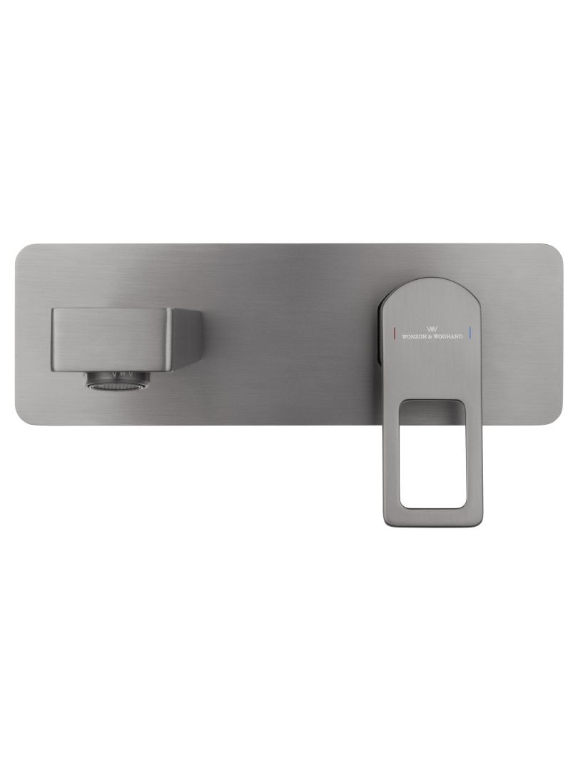 Приобрести смеситель для раковины встраиваемый wonzon & woghand frame, темный графит (ww-88869010-bgm)