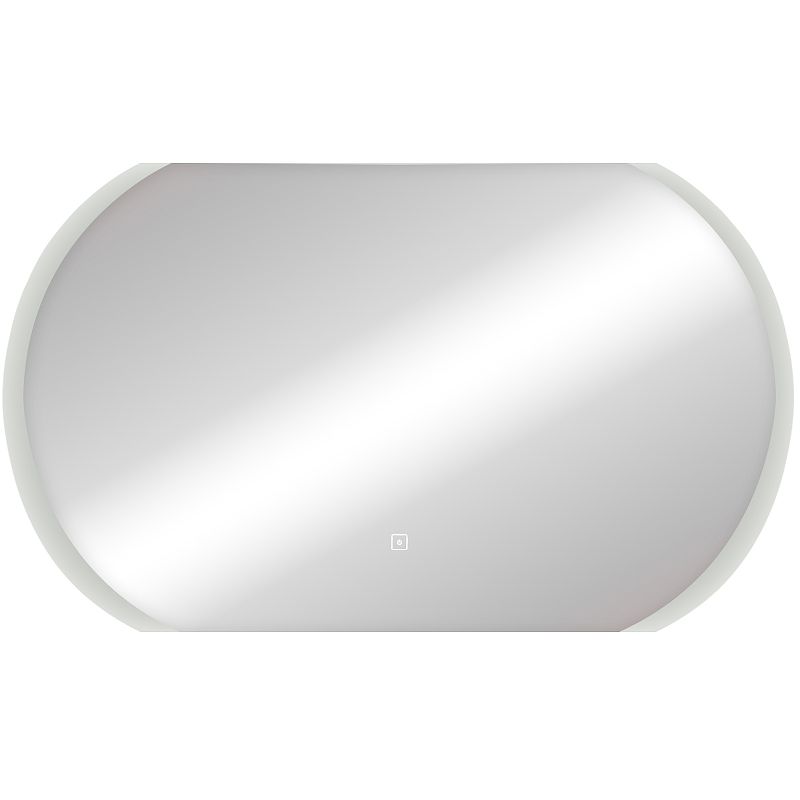 Приобрести continent зеркало с подсветкой polaris 100х60 см, сенсорный включатель, белое