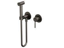 Hayzburg Встраиваемый смеситель с гигиеническим душем, графит HB-4005-2GG