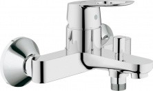 Смеситель для ванны GROHE BauLoop, настенный монтаж, хром 23341000