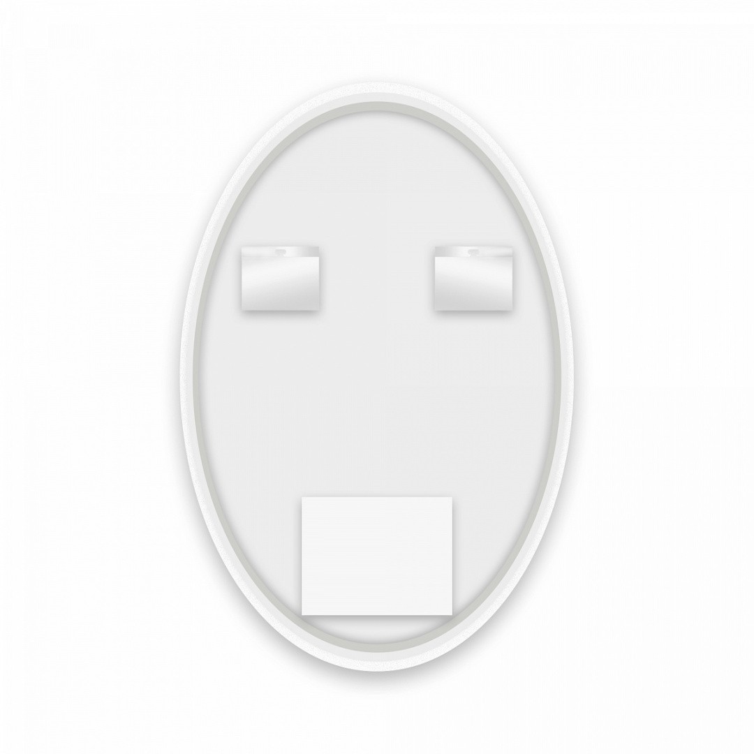 Приобрести azario зеркало 60х90 см, белый, сенсорный выключатель, диммер, az-z-008cs