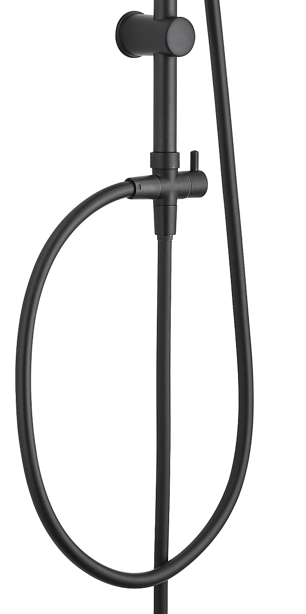 Приобрести aquanet душевая стойка passion r 84 см, черная af300-70-r-b