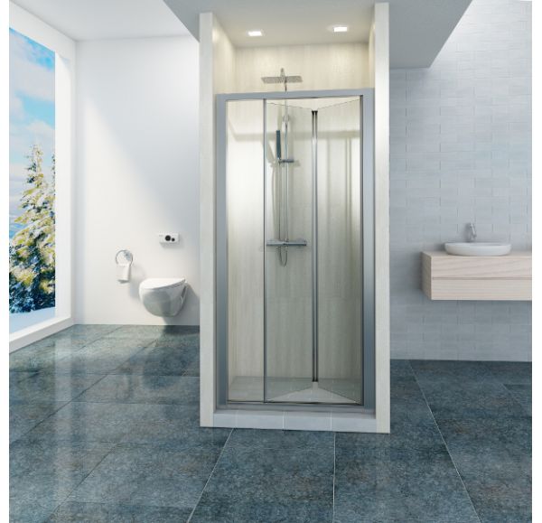 Приобрести дверь душевая sole vega 100 см хром/прозрачное