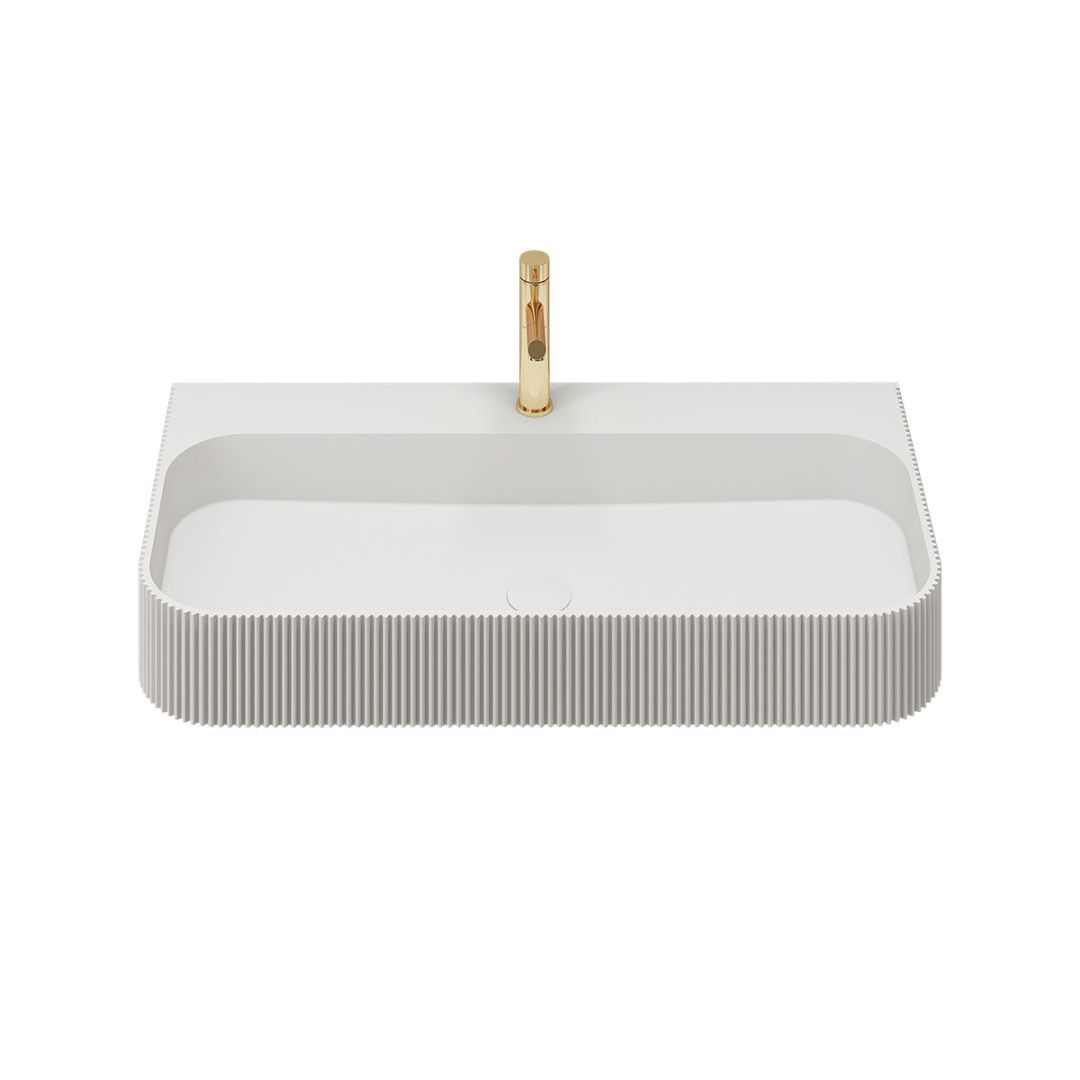 Приобрести vincea раковина подвесная solid surface 90х46 см, белая матовая vwb-6sg90mw