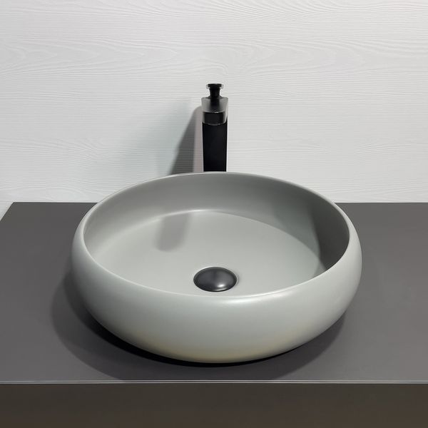 Приобрести comforty раковина 114mh 41х43 см, светло-серая матовая