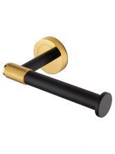 Держатель для туалетной бумаги без крышки WONZON & WOGHAND MAJESTIC, Черный/Золото (WW-9216)