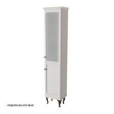 Caprigo Пенал IMPERIO 40 см, правый, белый, эмаль