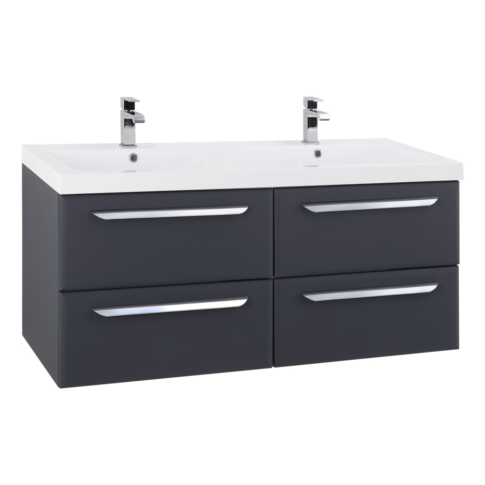 Приобрести cezares тумба подвесная с раковиной eco 120 см grafito, графит eco-1200-4c-so-2-gr-p