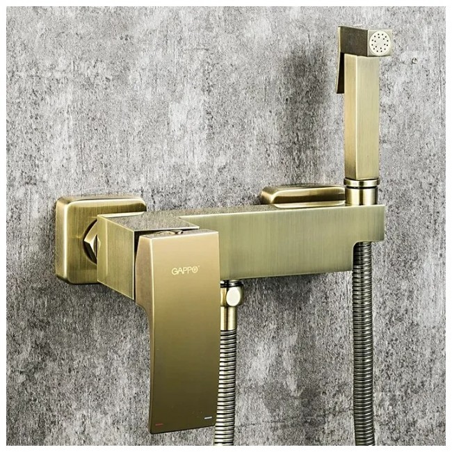 Приобрести встроенный гигиенический душ бронза g2007-4, 30050