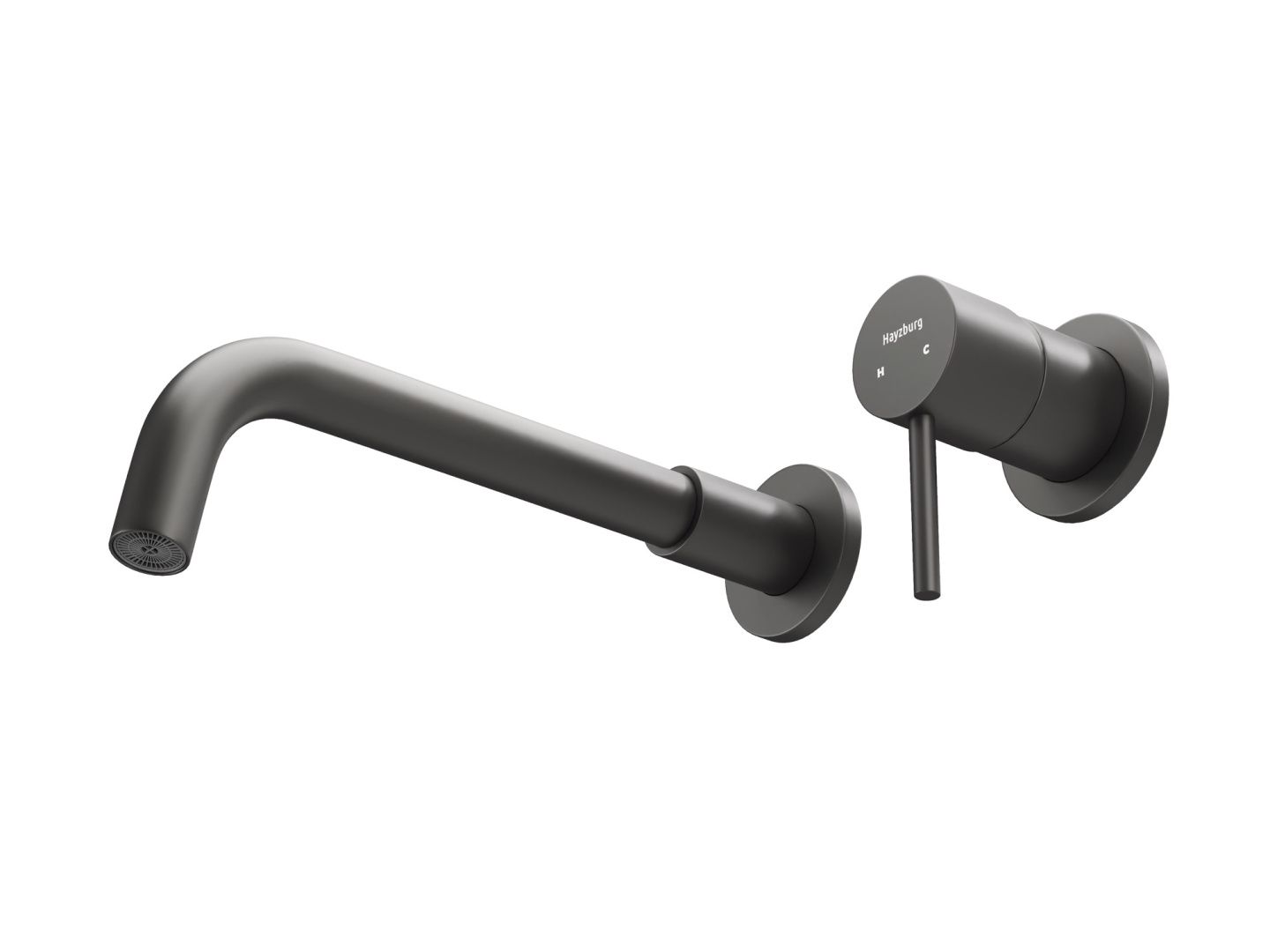 Приобрести hayzburg настенный смеситель для раковины, графит hb-2003gg
