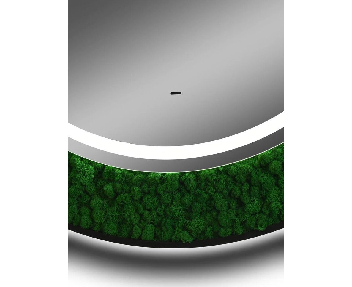 Приобрести continent зеркало с подсветкой forest 100х100 см, бесконтактный включатель, зеленое