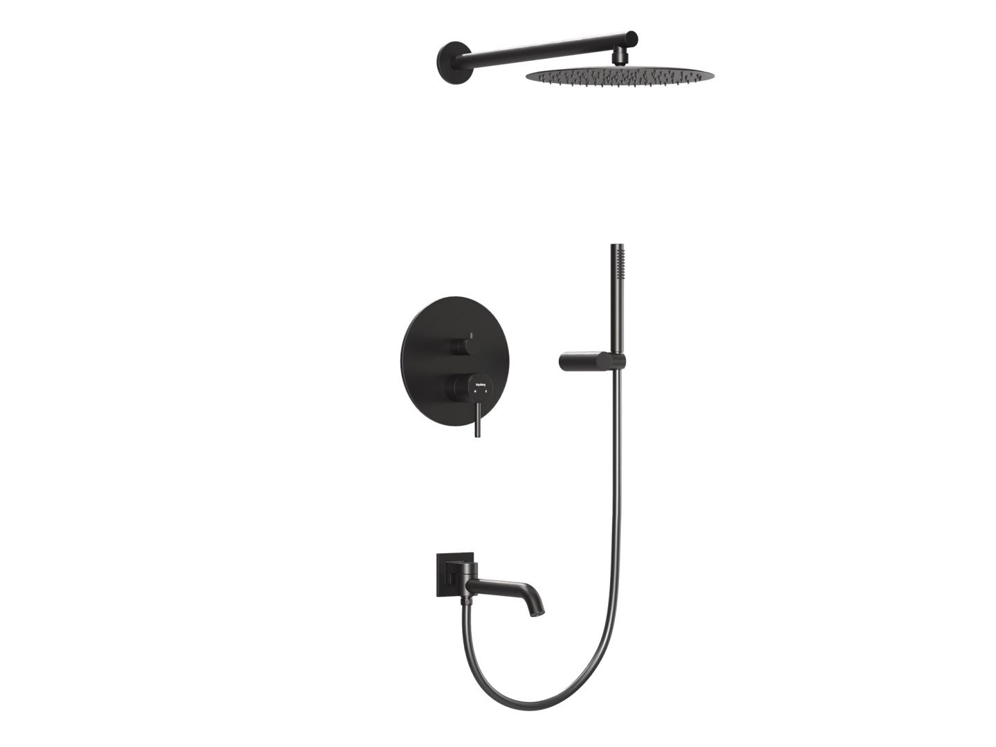 Приобрести hayzburg встраиваемая душевая система, графит hb-2001gg