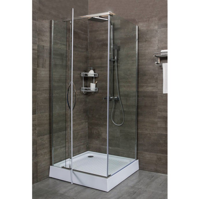 Приобрести ограждение душевое alex baitler ab214-100 100х100см, прозрачное