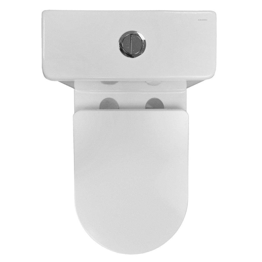 Приобрести azario унитаз - моноблок terni 670x350x760 горизонтальный слив, быстросъемное сиденье микролифт az-8618