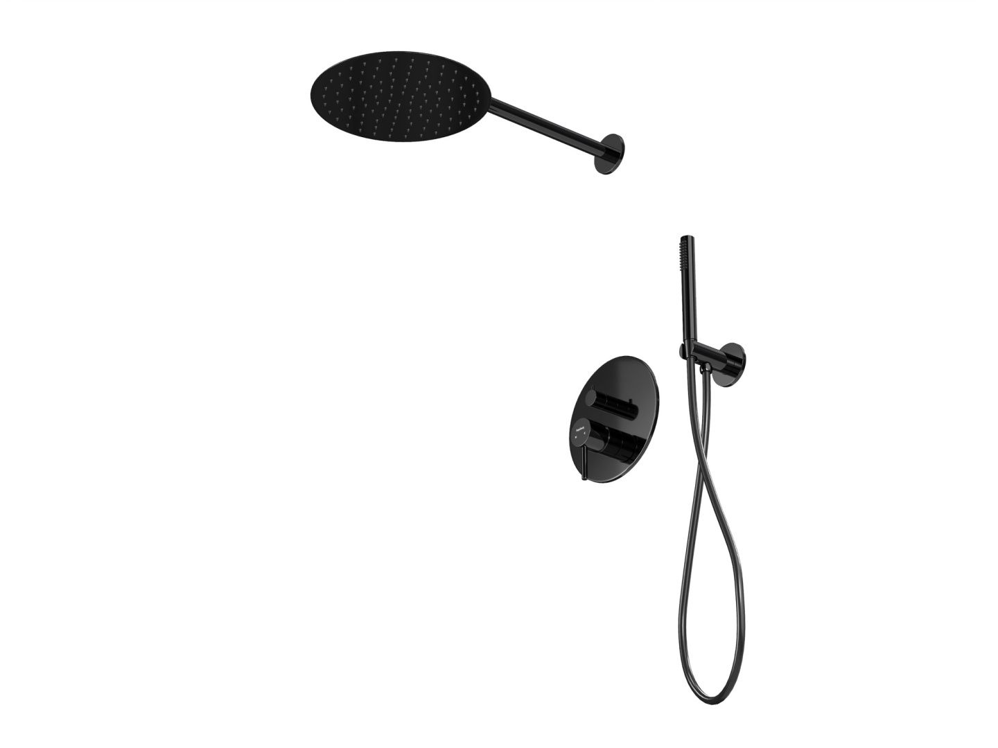 Приобрести hayzburg встраиваемая душевая система, черный хром hb-2002bch