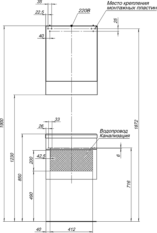Приобрести aquanet тумба с раковиной верона 50 см, белая (подвесная 1 ящик)