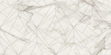 Декор настенный Kerranova Marble Trend 300x600 мм, MR, Carrara / Каррара, светло серый