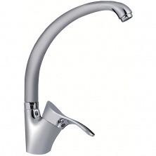 HAIBA Смеситель для кухни 288 мм, матовый хром HB-4101-1