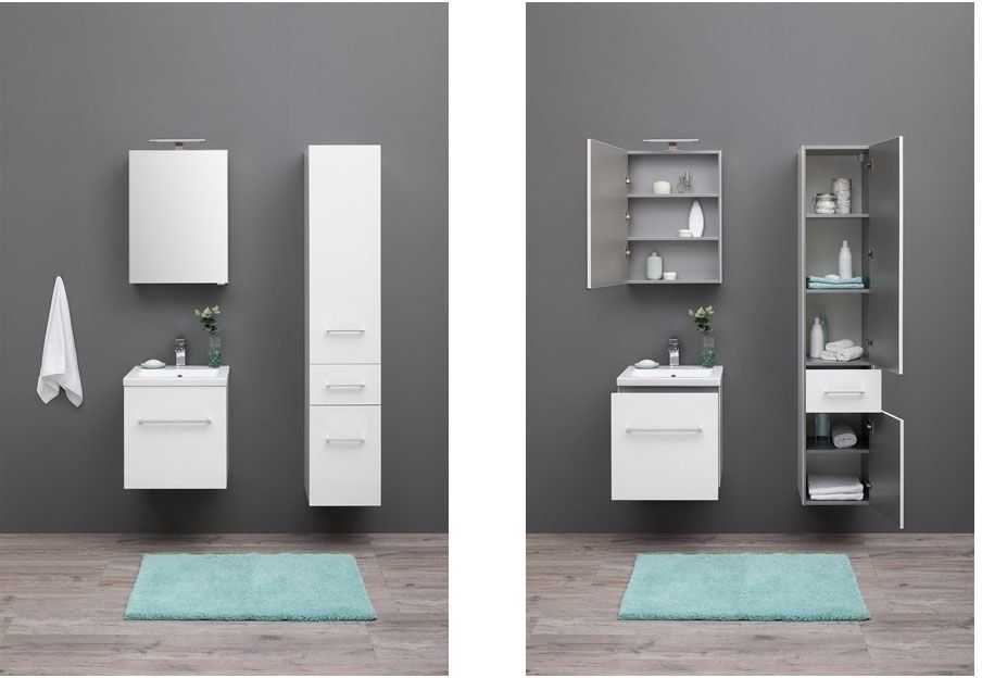 Приобрести aquanet тумба с раковиной порто 50 см, белая 00212575