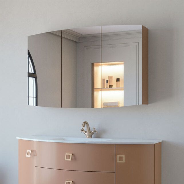 Приобрести caprigo зеркало шкаф legato 120 см, мокко