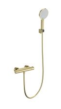 Смеситель для душа с термостатом WONZON & WOGHAND INN 3, Брашированное золото (WW-B2003-A-BG)