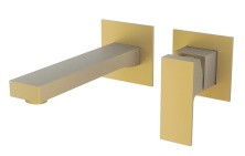 Смеситель для раковины настенный ViEiR Cielo, матовое золото V393513S