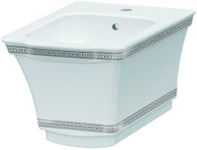 Boheme Биде подвесное Hermitage, белое\ хром 953-CR