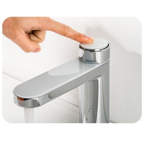 Приобрести gappo смеситель для раковины g1095-1, нажимной, хром 30077