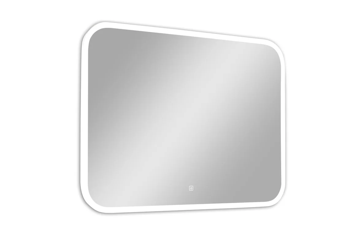 Приобрести continent зеркало с подсветкой demure 90х70 см, белое