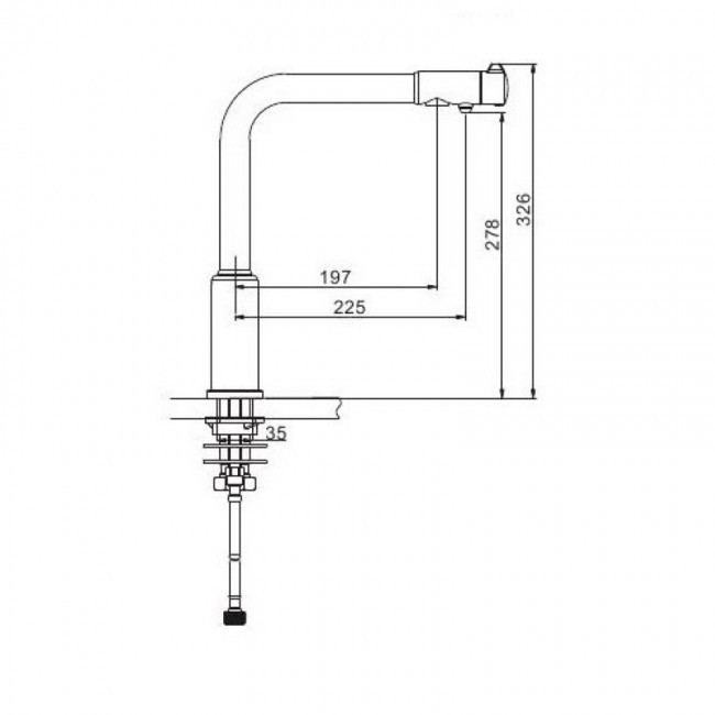 Приобрести gappo смеситель для кухни g4390-10 с подключением к фильтру, черный 85255