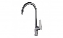 LEMARK Смеситель для кухни Bronx с поворотным изливом, графит LM3705GM