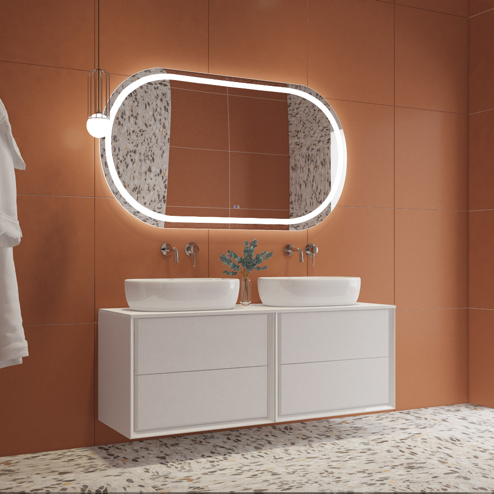 Приобрести cezares зеркало giubileo 140х80 см, с подсветкой и датчиком движения, подогревом czr-spc-giubileo-1400-800-tch-warm